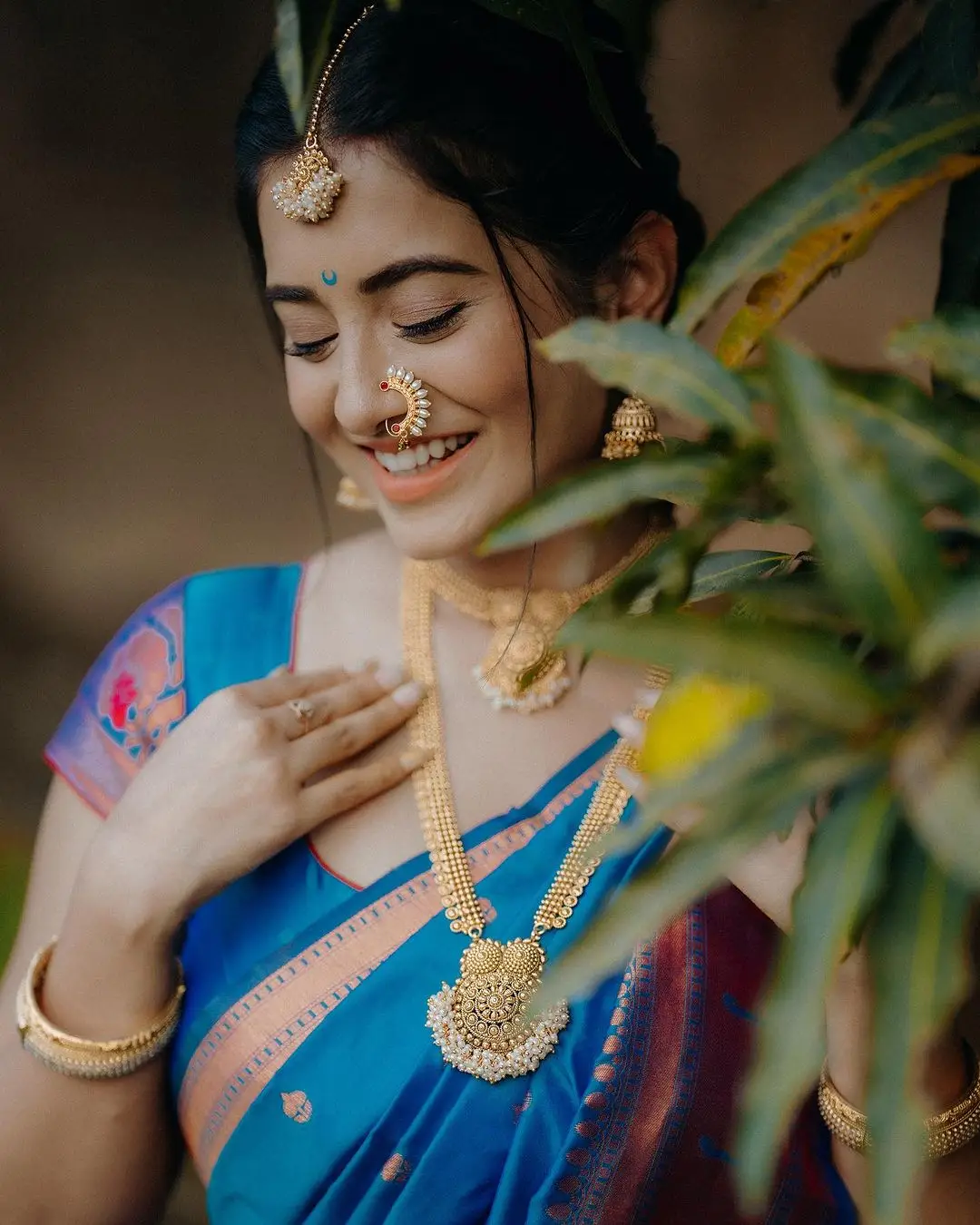 Tollywood Actress Rashi Singh Images in Blue Saree